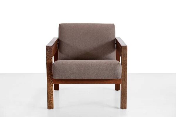 Hein Stolle pour le fauteuil en bois wenge 't Spectrum modèle SZ25 / SZ80
