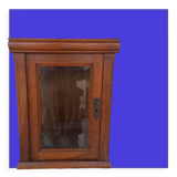 Chevat showcase wood glass