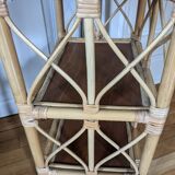 Rattan shelf