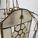 Suspension en nacre et laiton