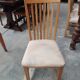 1 table + 6 upholstered chairs