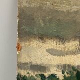 OIL ON CARDBOARD BY JEAN DENIS MALCLES LANDSCAPE 1933