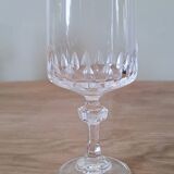 6 verres à pied en cristal