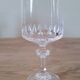 6 verres à pied en cristal