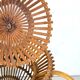 Vintage Wicker and Bamboo Amphora Umbrella Stand , Italy