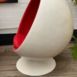 Pair of vintage space age ball chairs