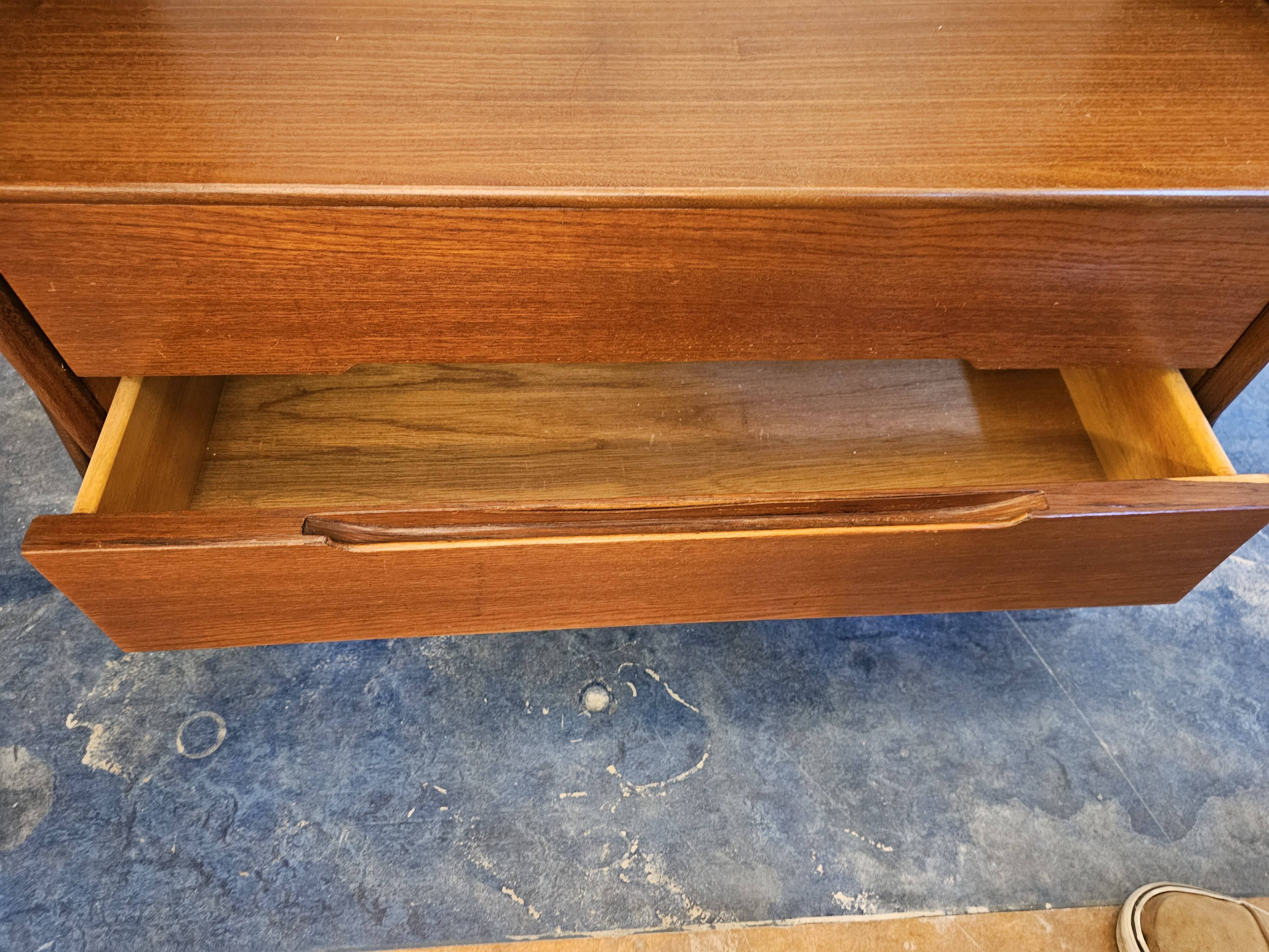 Wall unit wall cabinet teak vintage Dutch Design