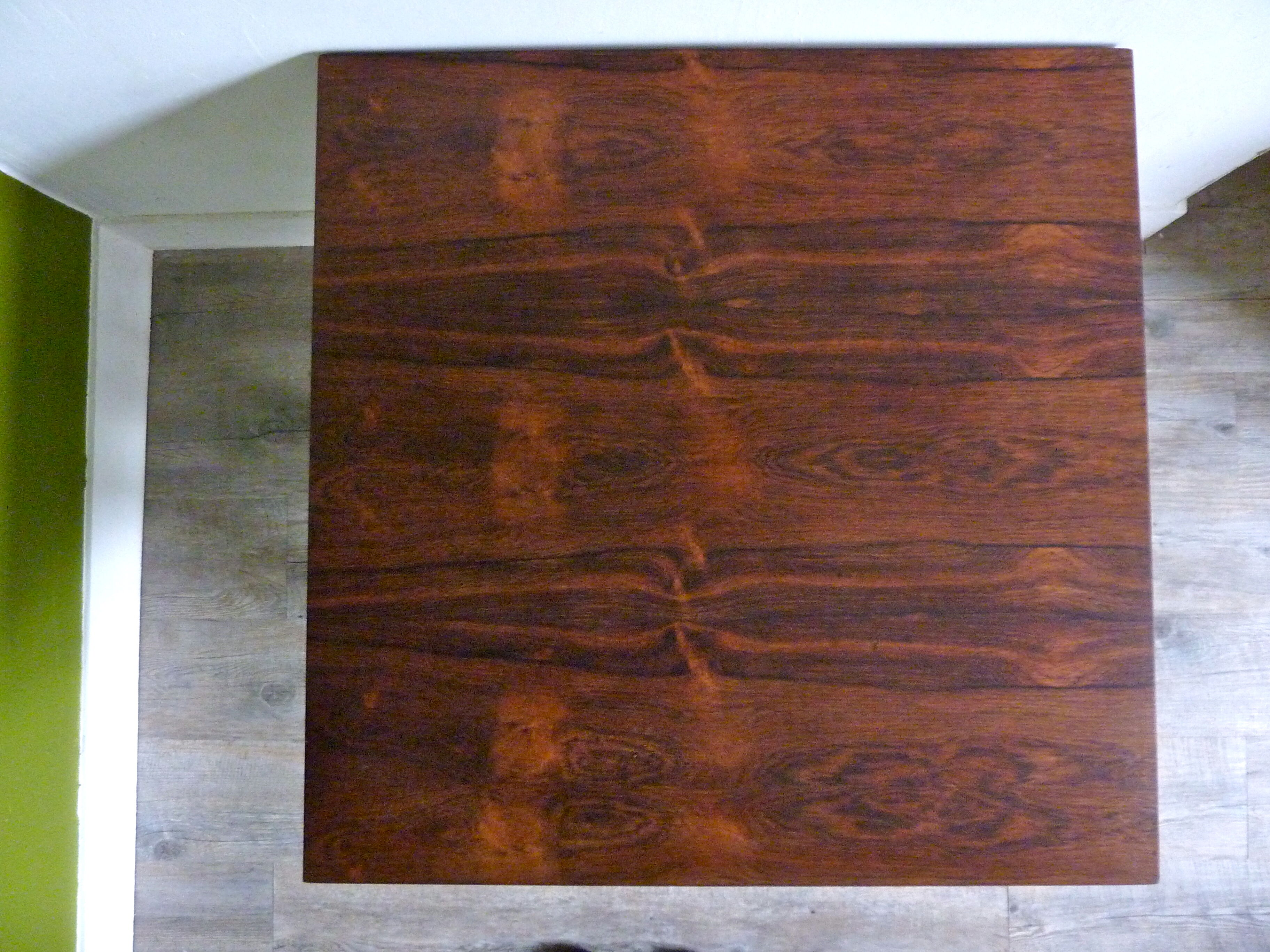 Table basse en palissandre de Rio des années 60