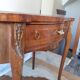 Louis XV style kidney desk with marquetry