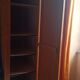 Parisian wardrobe / double wardrobe wooden cloakroom and vintage compass legs