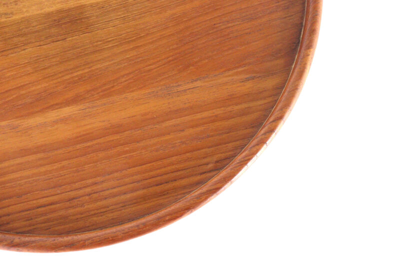 Lazy Susan teak rotating tray in teak - danish design