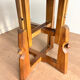 Height-adjustable table in oak and ceramic – Guillerme & Chambron, France