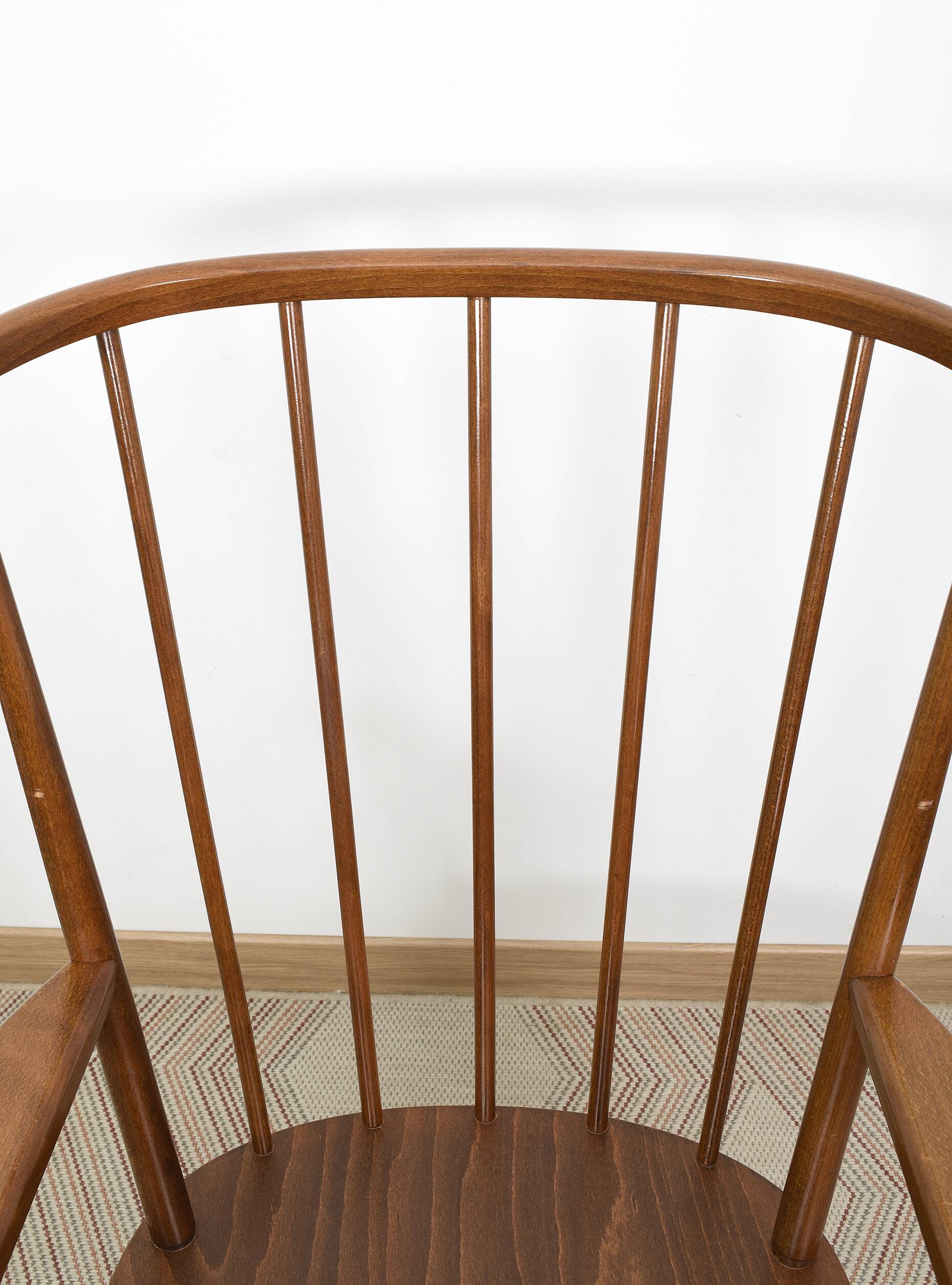 Fan armchairs signed armchair baumann