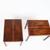 Rosewood bedside tables