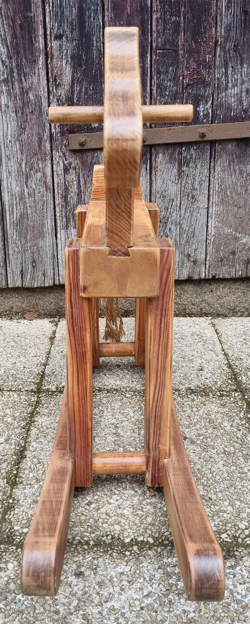 Vintage rocking wooden horse