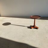Mini harness or pedestal table in natural wood