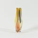 1960s blown glass three-colour vase