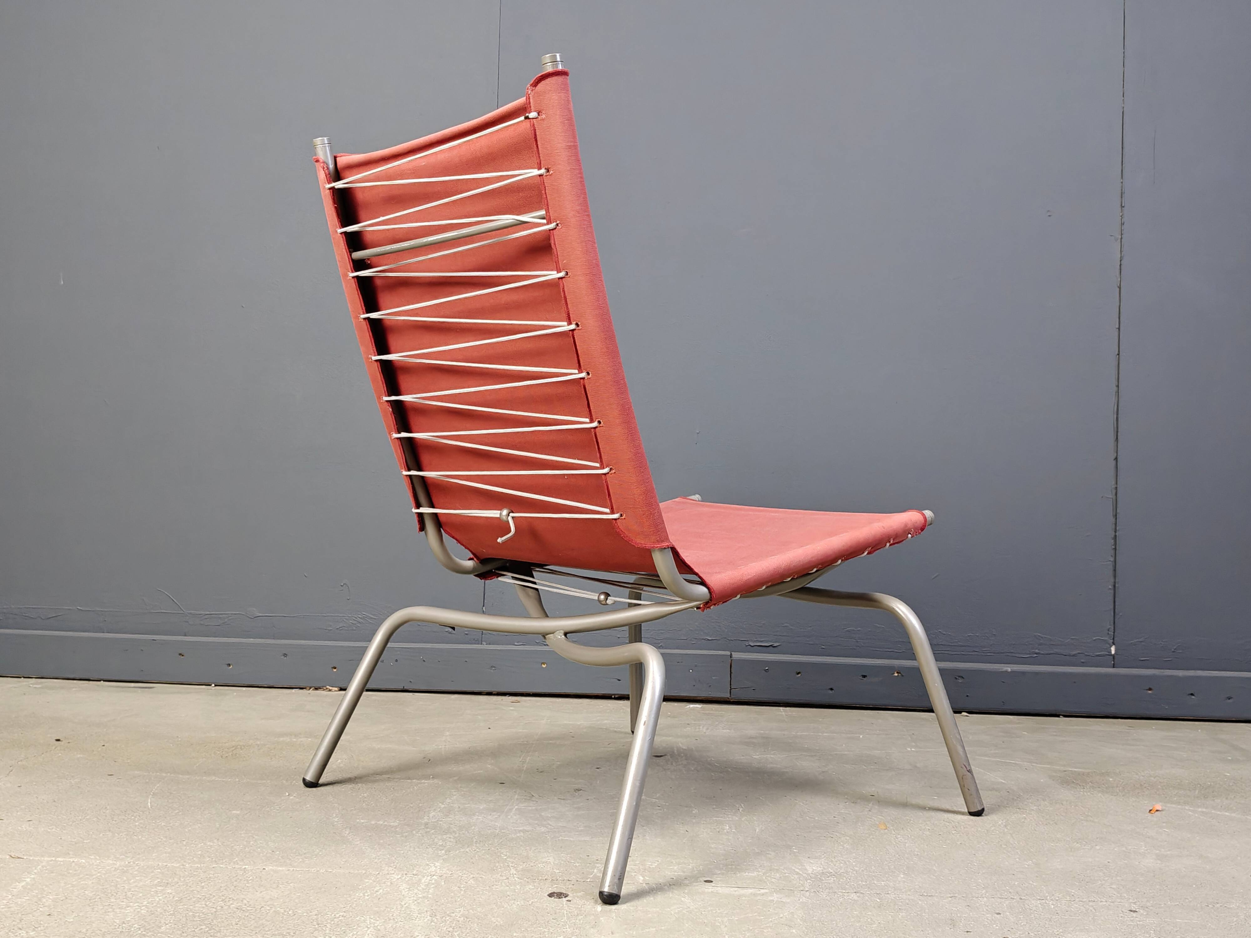 Vintage crossed legged lounge chair by Fabiaan Van Severen, 1990s
