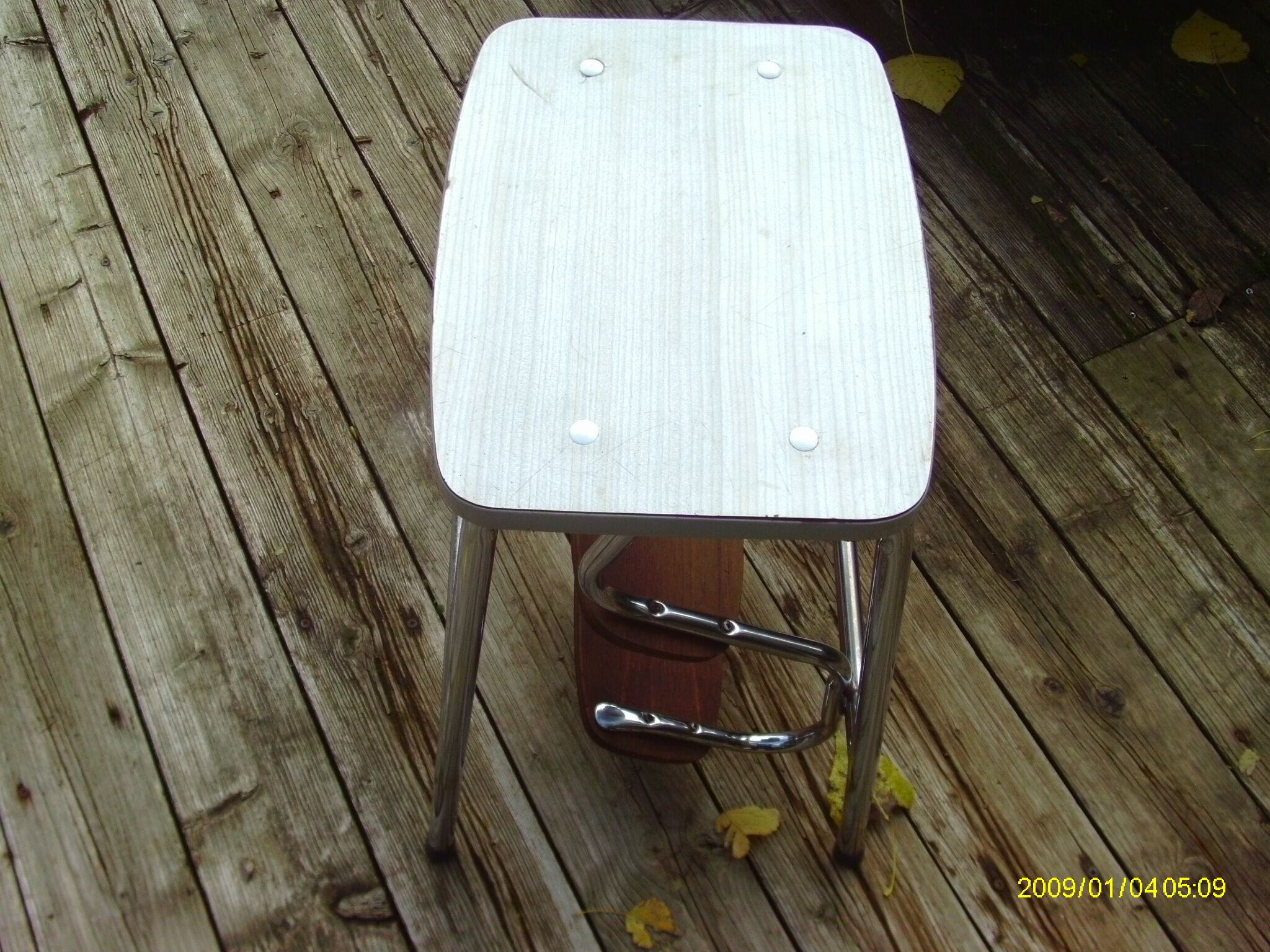 Stepladder in formica, 60s