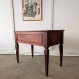 Old administration desk / Louis Philippe style / 4 drawers