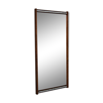 Scandinavian rosewood mirror from 1960