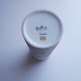 Mid-century modern Op-Art Studio Line bisque porcelain vase by Werner Schreib for Rosenthal, 1960s