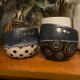 Set of two ceramic bowls