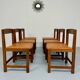 Lot 6 anciennes chaises scandinave"Corona" design années 60 Lennart Bender