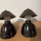 Pair of Bauhaus style Bakelite lamps/wall lights