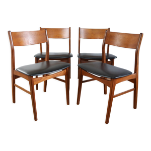 Série de 4 chaises scandinaves