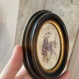 Pair of frames - old paintings