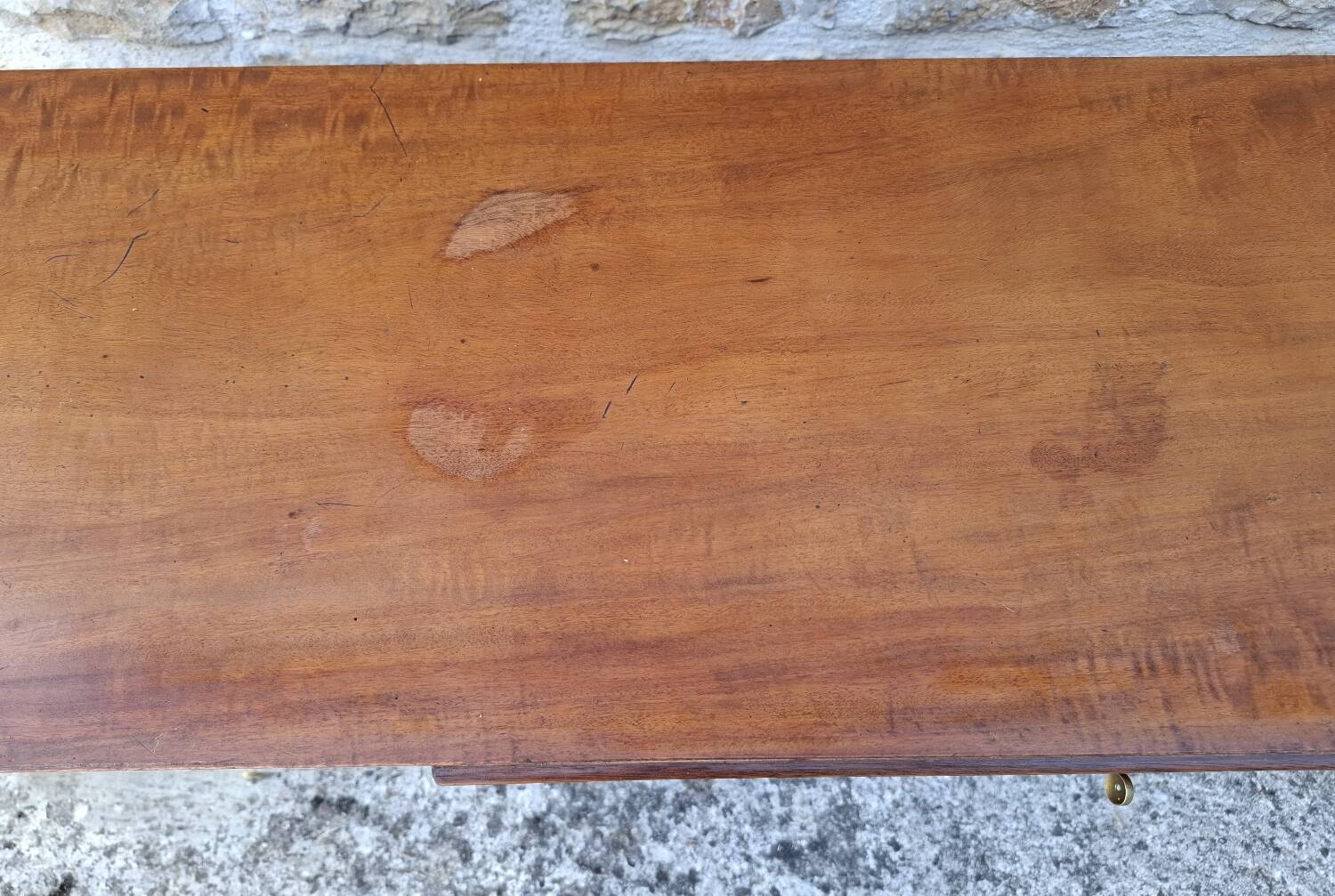Mahogany glass sideboard, 1950