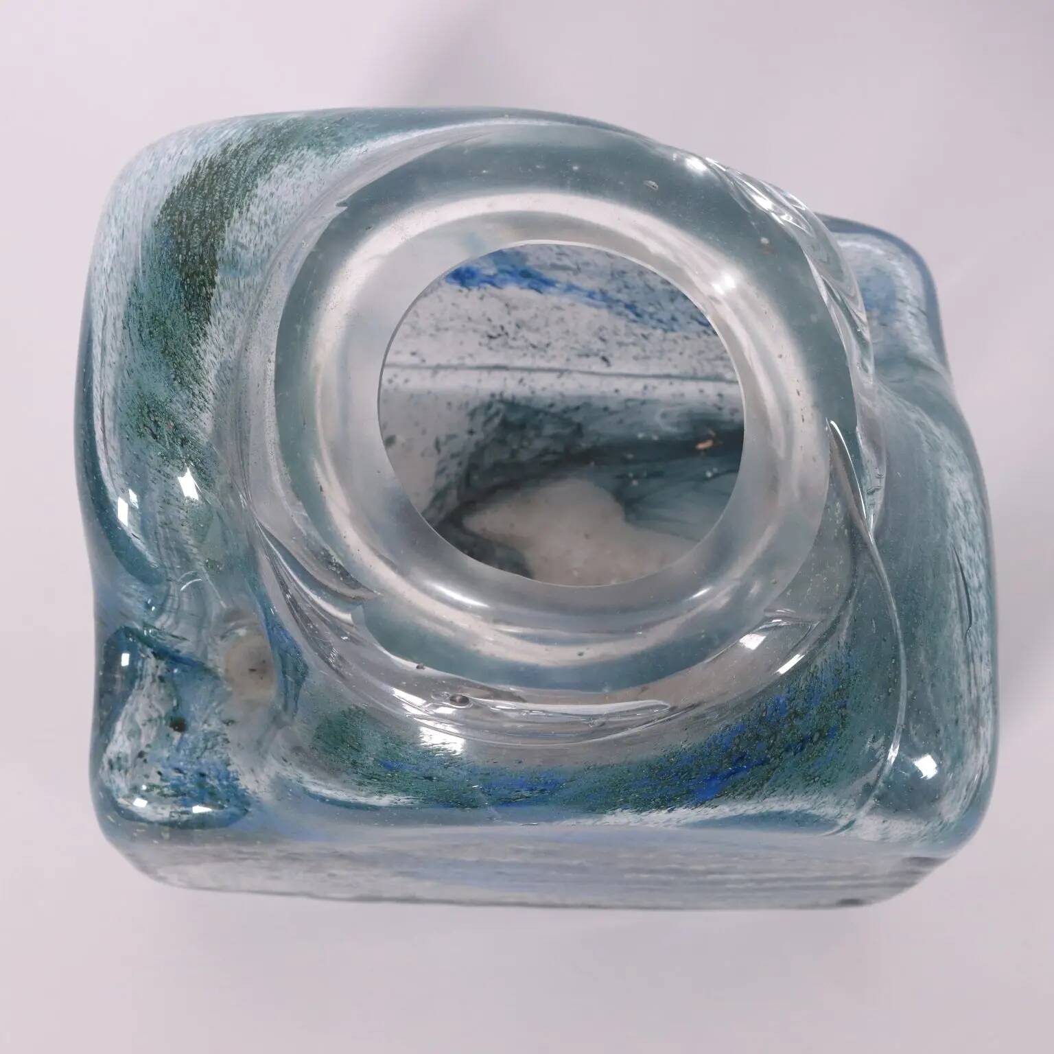 Murano glass vase Italy 1970s