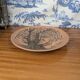 Jean Marais vintage terracotta plate from the 1970s surrealist