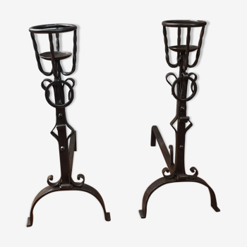 Pair of wrought iron channels