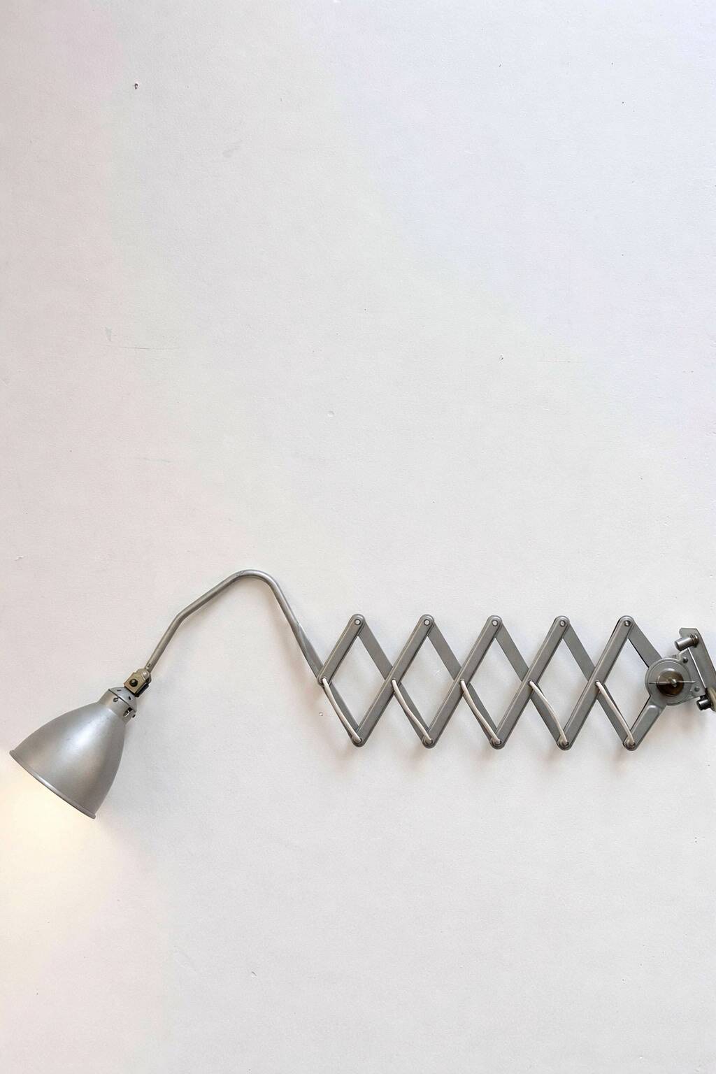 Industrial scissors lamp AGI, Belgium, 1920s