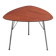 Triangular 'VL1312' side table in teak by Vermund Larsen, 1959