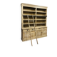 Country Pale Oak Look Bookcase