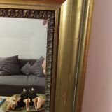 19th century mirror, beveled, pure juice