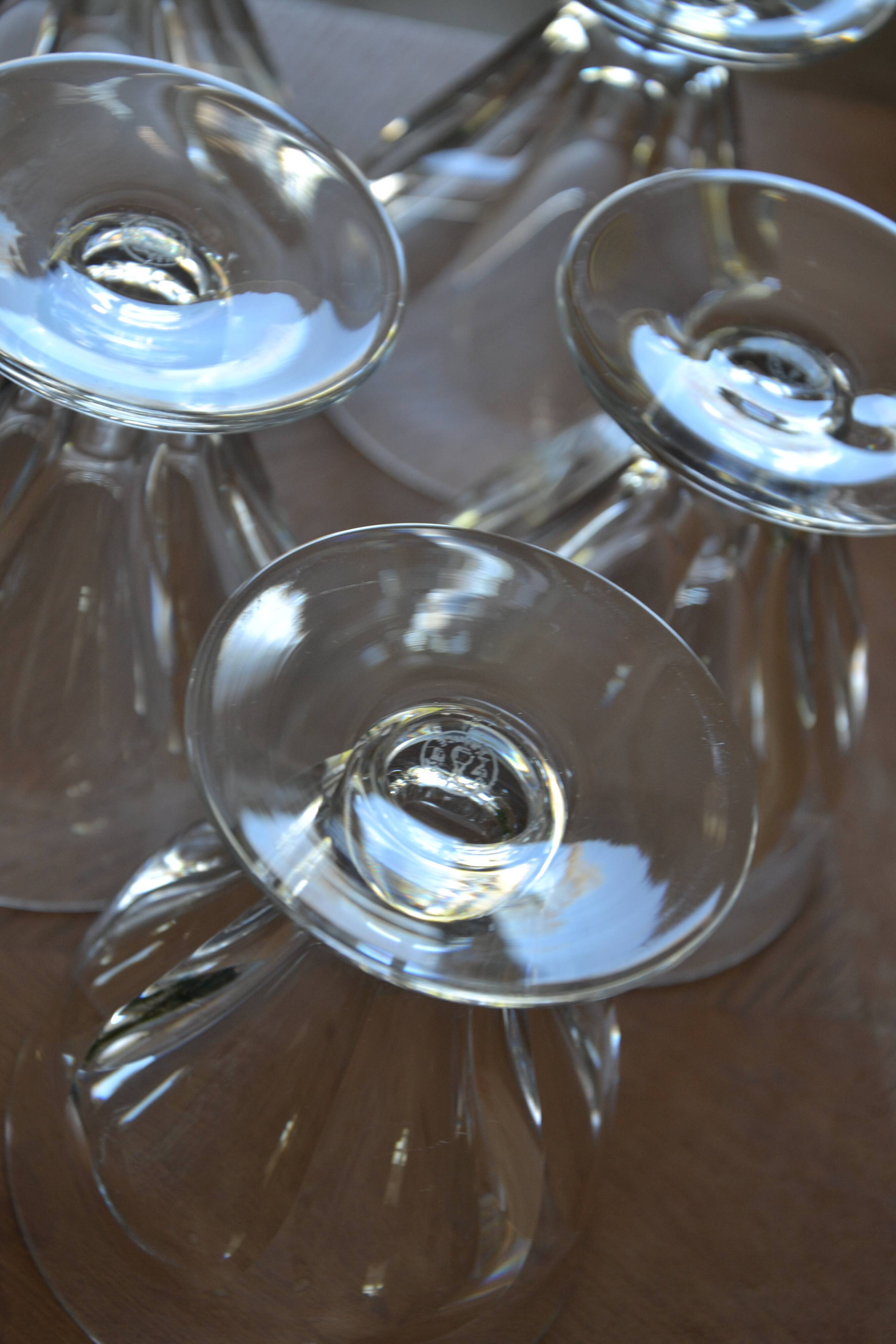 5 water glasses Talleyrand model Baccarat crystal