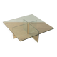 Postmodern Glass Coffee Table