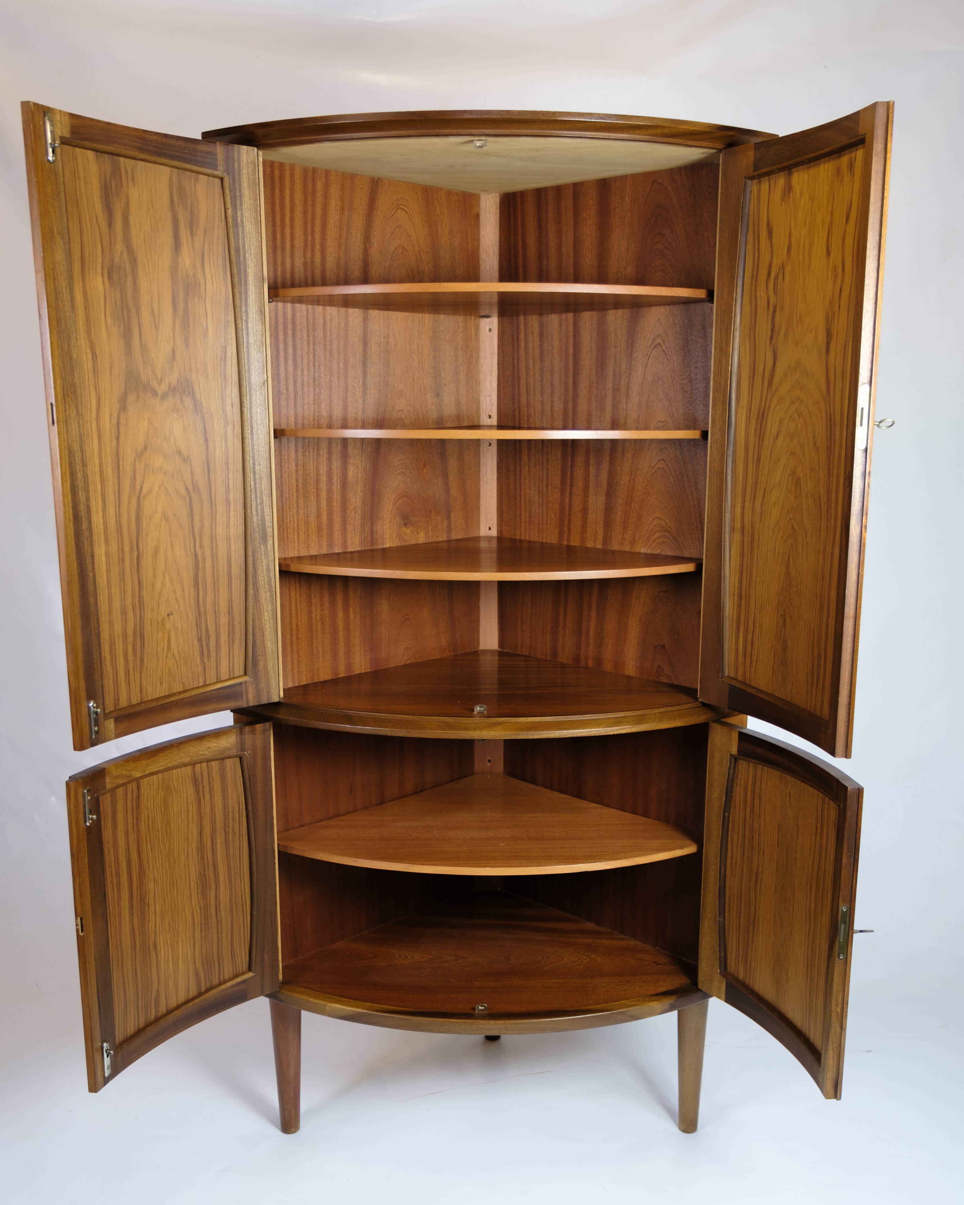 Corner cabinet - Teak - Danish design - Peterson Midtjydsk Møbelfabrik - 1960s