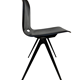 Set of four pagholz galvanitas s22 stackable school chair brown