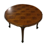 Table en merisier massif style Louis XV extensible pour environ 8 à 10 personnes