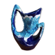 Vase Fat Lava sea foam