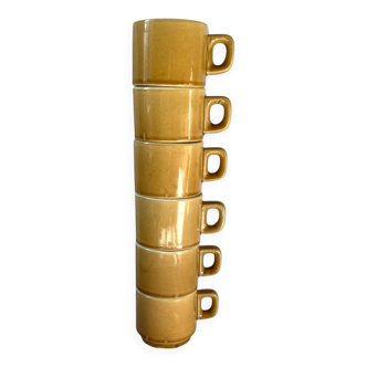 6 tasses à café de bistrot parisien