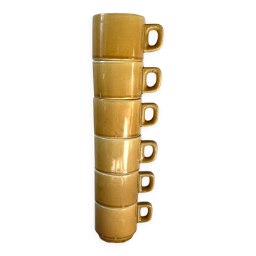 6 tasses à café de bistrot parisien