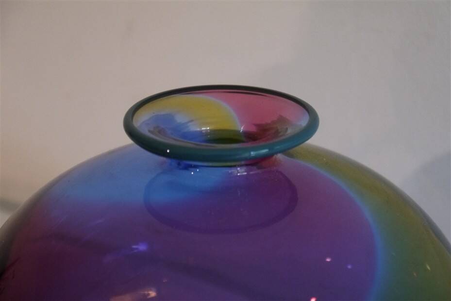 Swedish glass vase 1970