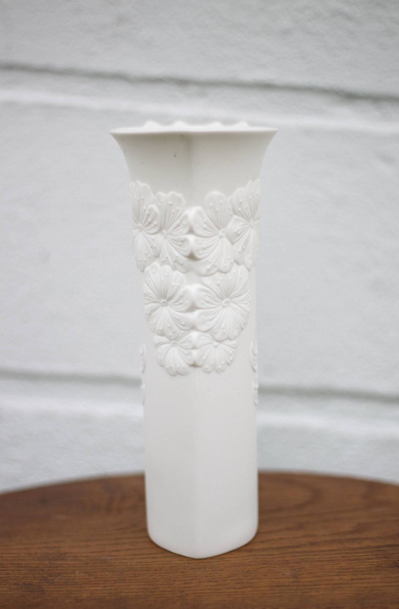 Kaiser Germany Manford Frey vase, art nouveau style biscuit vase, vintage vase, collection, 70's