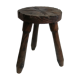 Tabouret en bois sculpté